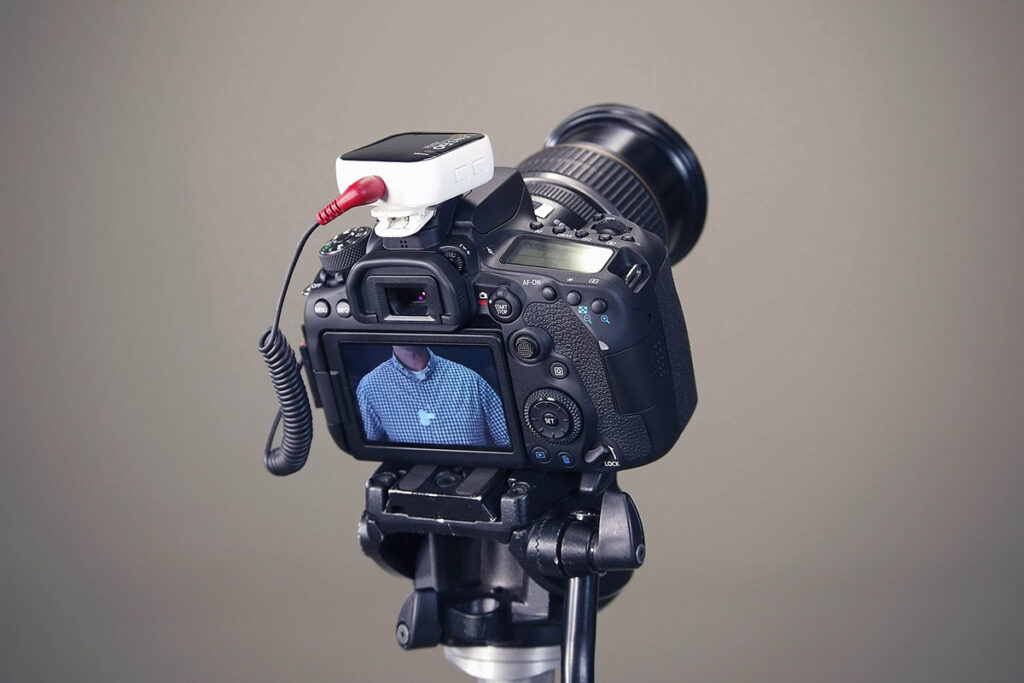 lensgo receiver on camera