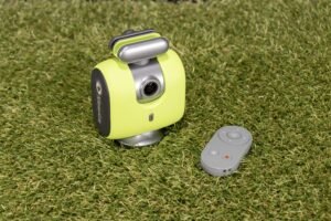 sports recording camera on grass