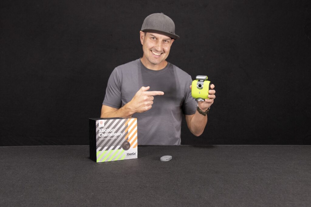 walker with chameleon ai camera